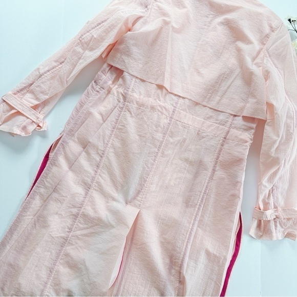 NEW Derek Lam 10 Crosby Lexis Trench Coat Pink Dogwood - Picture 10 of 10
